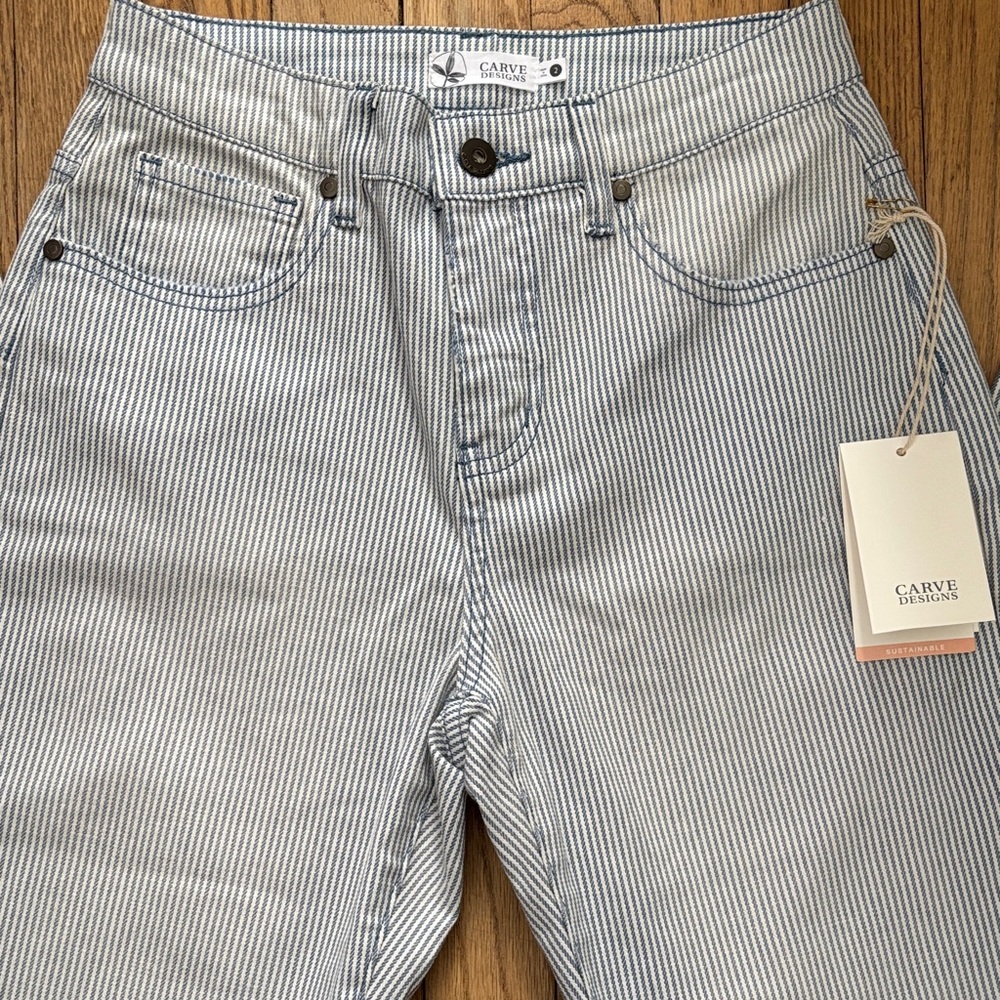 Carve Designs Jeans straight leg high rise